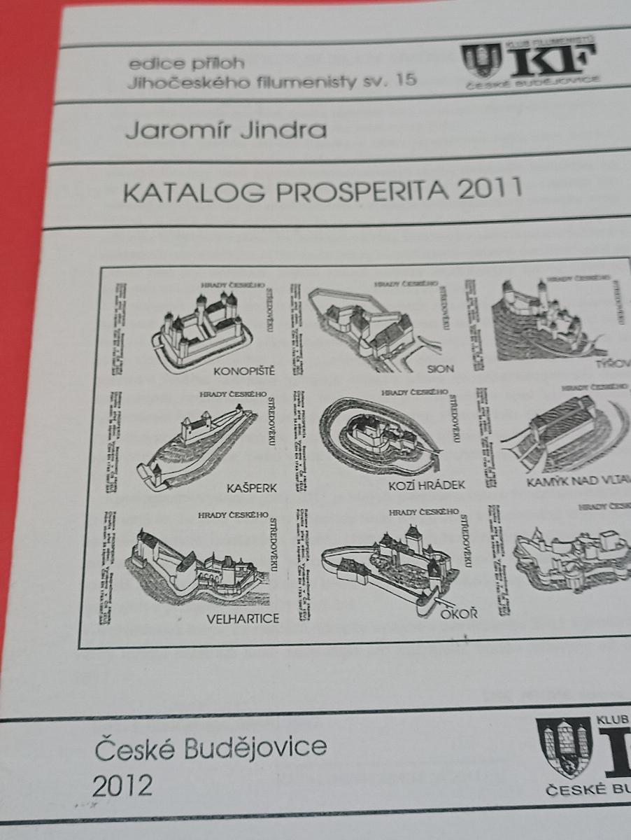Jaromír Jindra: Katalóg prosperita 2011 (filuménia) - Zberateľstvo