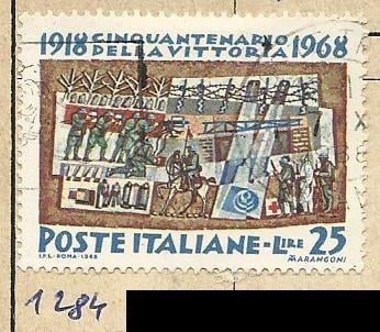 Itálie, Mi.1284, razítkovaná