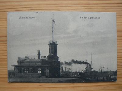 Loď  parník maják signalizace Wilhelmshaven CH3