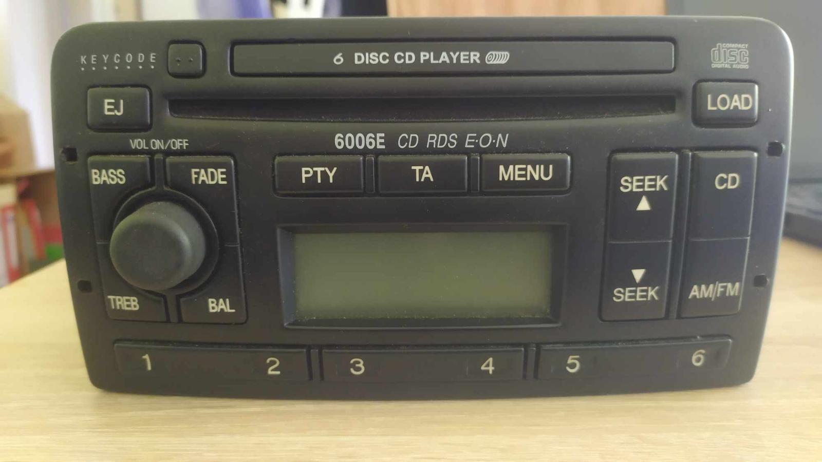 autorádio FORD 6006 CD RDS E-O-N - TV, audio, video