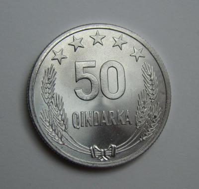Albánie, 50 Qindarka 1964