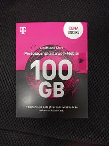T-Mobile karta 100 GB , Nová