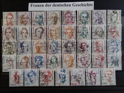 NĚMECKO/DEUTSCHLAND - 1986-2003 - Kompletní řada - Ženy Něm. historie