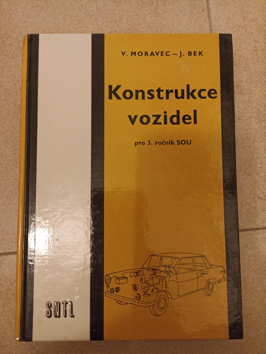 Konštrukcia vozidiel pre 3. ročník stredných odborných učilíšť - 1985 - Knihy a časopisy