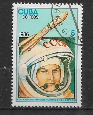 známky tematické cosmos - V.Těreškovová Vostok 6