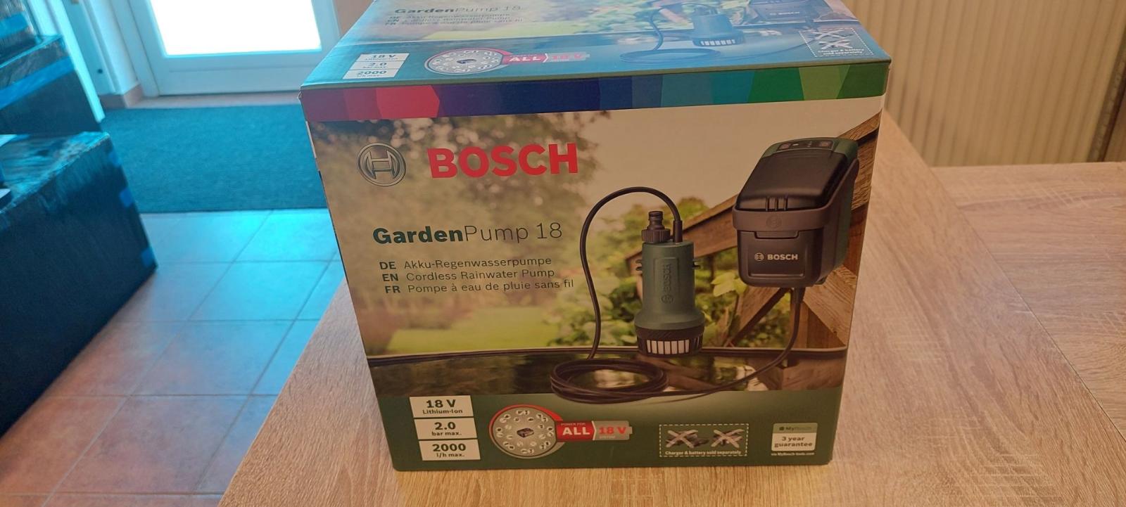 Bosch GardenPump 18 - poškozený obal