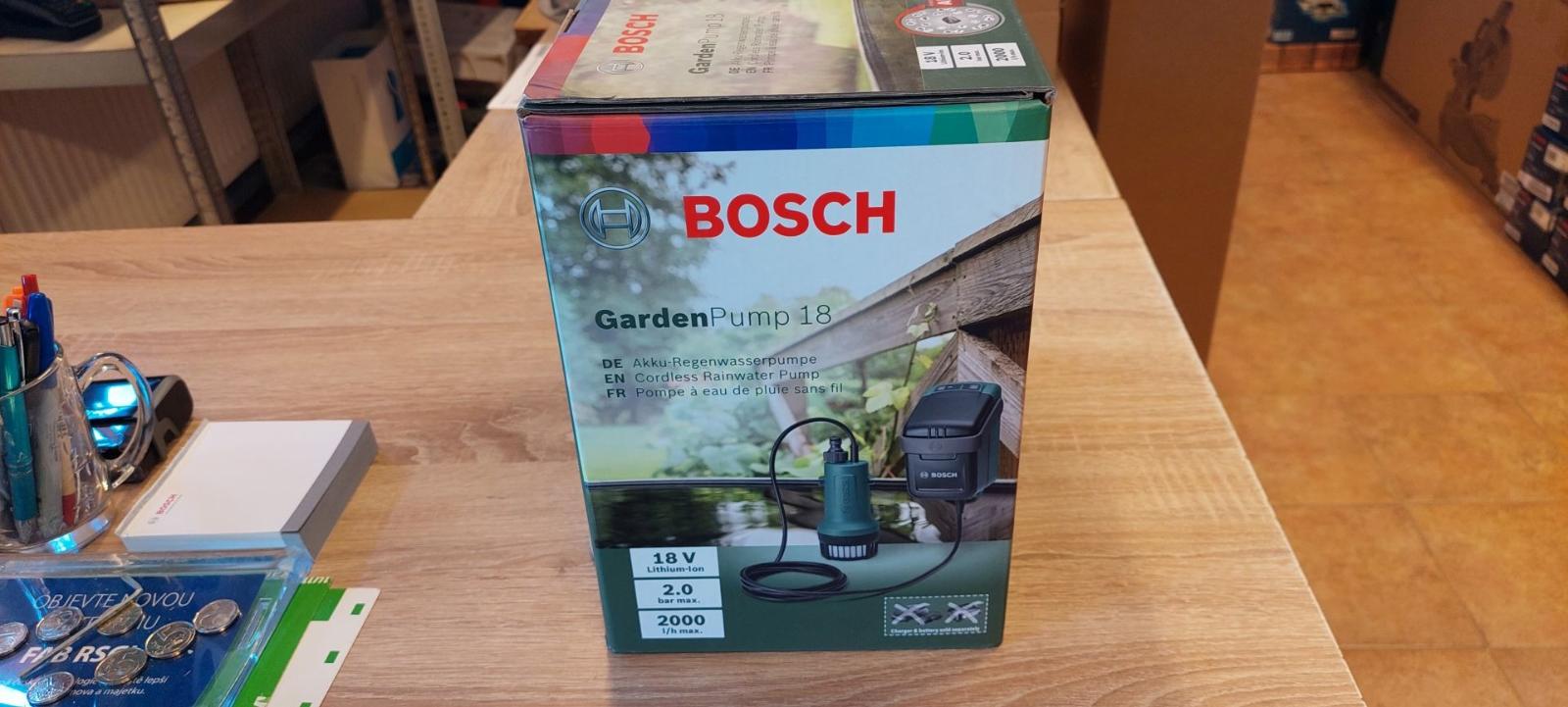 Bosch 18V GardenPump 18 Rainwater Garden Pump Kit W/ 2.5ah Bosch  Battery+Charger