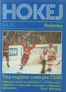 Hokej 84/85 Ročenka