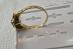 Starožitný zlatý prsteň a náušnice so syntetickými spinelmi, 6.28g - Starožitné šperky