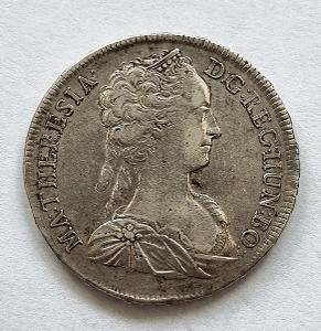Stříbrný Tolar 1741 K.B. Marie Terezie 