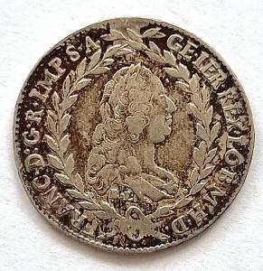 Stříbrný 20 Krejcar 1765 , František Štěpán Lotrinský 
