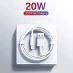 Lightning rýchlonabíjací kábel pre iPhone a iPad | 20W 2m | Bez POPUP - undefined