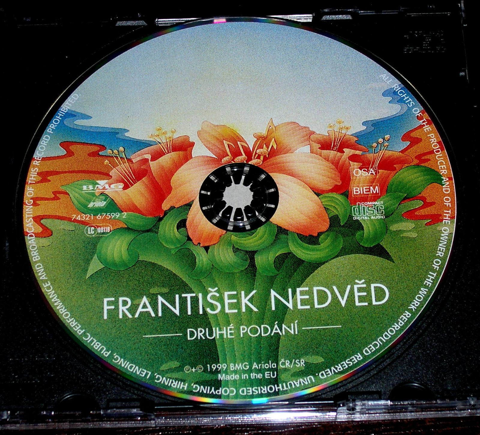 Cd FrantiŠek NedvĚd DruhÉ PodÁnÍ Cd Je Originál Obal Je Z Pošetky Aukro 6426