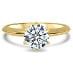 Zlatý Moissanit moissanite diamantový Snubný prsteň diamant 925 - Šperky