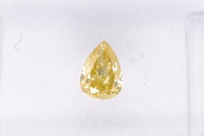 Certifikovaný Diamant Fancy 0,20ct I1 oranžovožltý