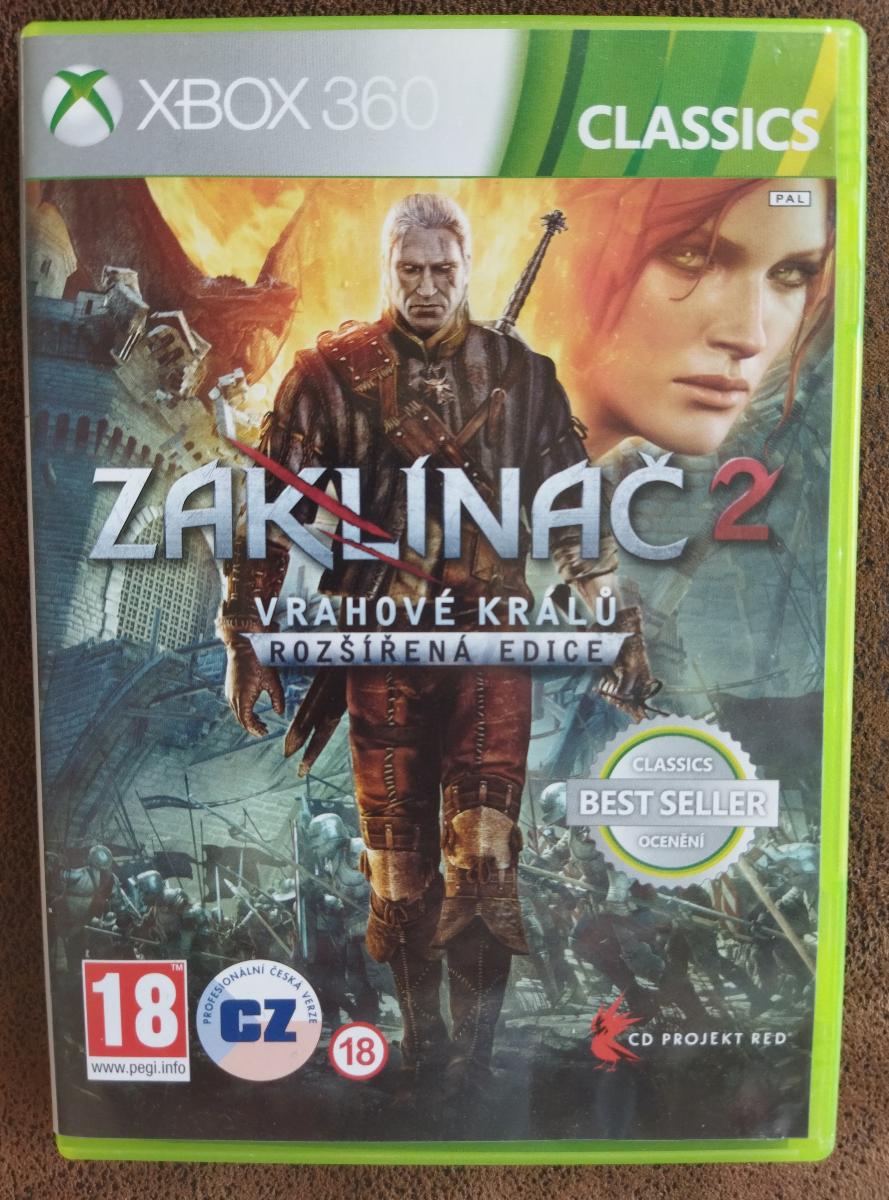 3 CD - WITCHER 2 ZAKLINAC 2 VRAHOVE KRALU ROZSIRENA SK EDÍCIA Xbox 360 - Hry