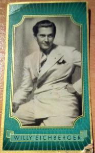 Stará filmová sběratelská kartička Willy Eichberger