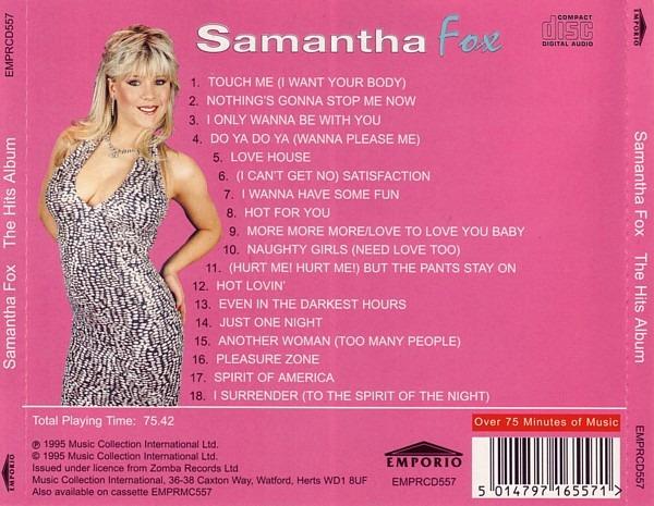 Cd Samantha Fox The Hits Album 1995 Aukro 