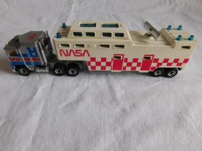 Auto - TIR - NASA - Low Bed Trailer - S=1-90 - Lesney 1981 - Matchbox 
