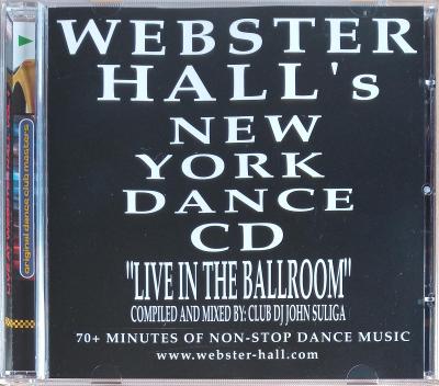 CD - Webster Hall's New York Dance  Volume 1