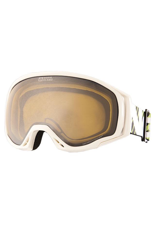 Biele lyžiarske okuliare NordBlanc veľkosť L - Šport a turistika