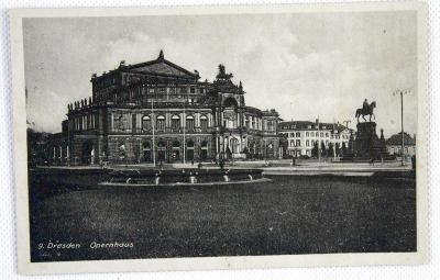 Dresden , Opernhaus    / Pohlednice (k4)