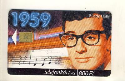 telefoni karta BUDDY HOLLY 1999 phone card RETRO  rare