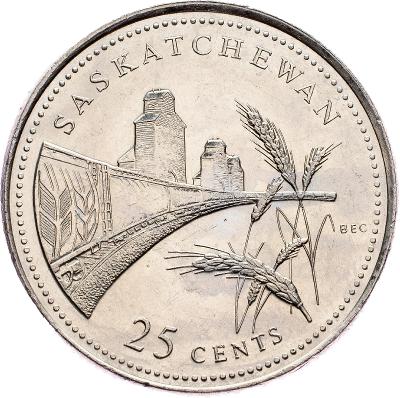 (E-5707), Kanada, 25 Cent 1992