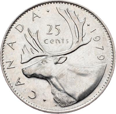 (E-5692), Kanada, 25 Cent 1979