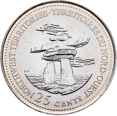 (E-5698), Kanada, 25 Cent 1992
