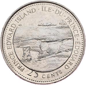 (E-5703), Kanada, 25 Cent 1992