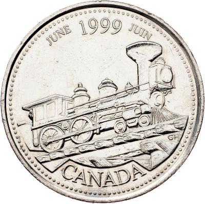 (E-5714), Kanada, 25 Cent 1999
