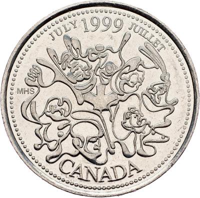(E-5715), Kanada, 25 Cent 1999
