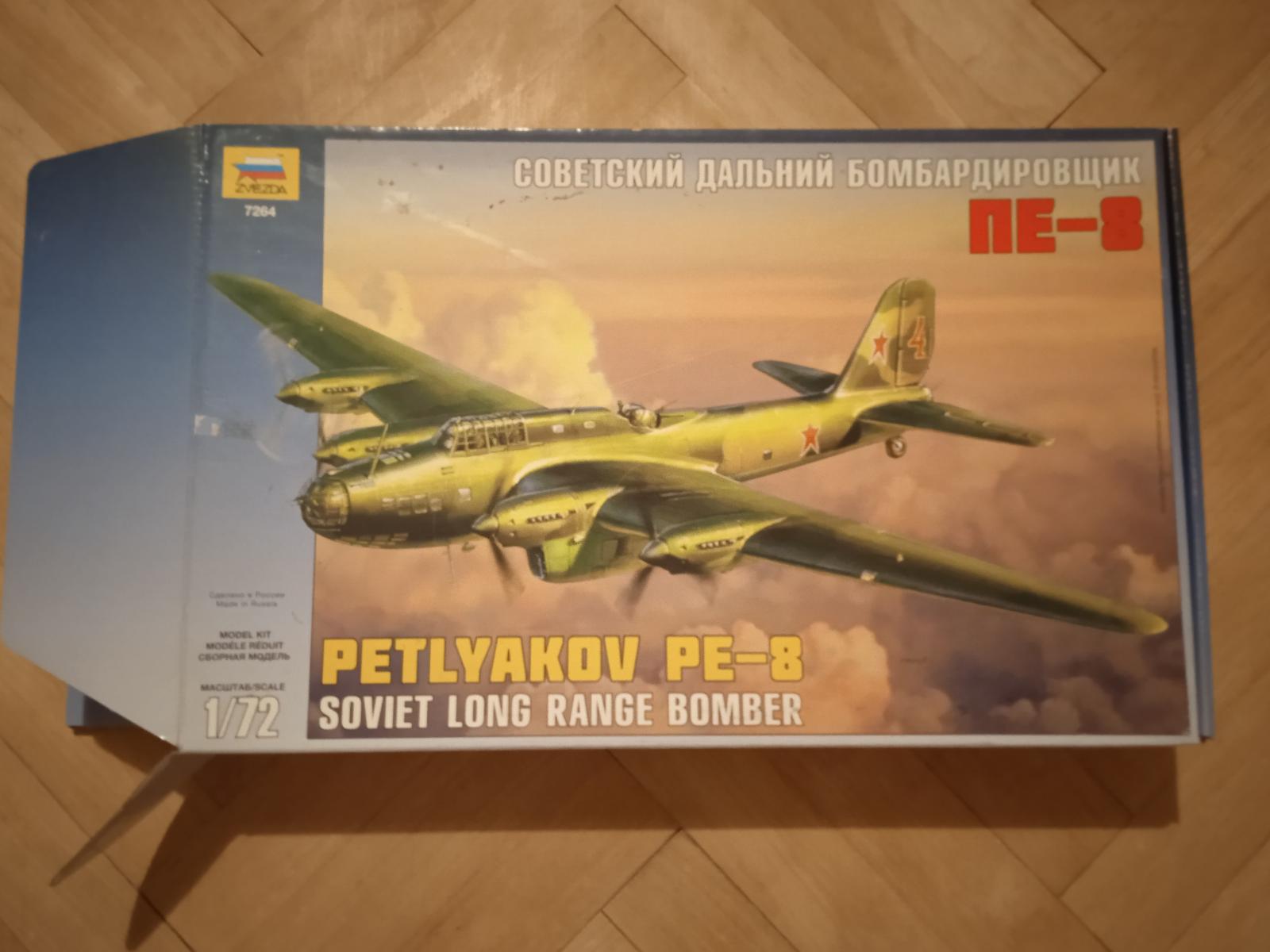 Petljakov Pe-8 Zvezda 1/72 - Vojenské modely lietadiel