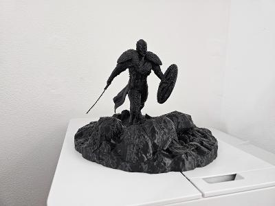 Viking diorama, 3D tisk