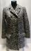 Čierno bielosivý acrylovo vlnený kabát Orsay 36/38 - Dámske oblečenie