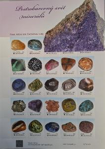 Vlastní známky  VZTL 0105 Pestrobarevný svět minerálů 