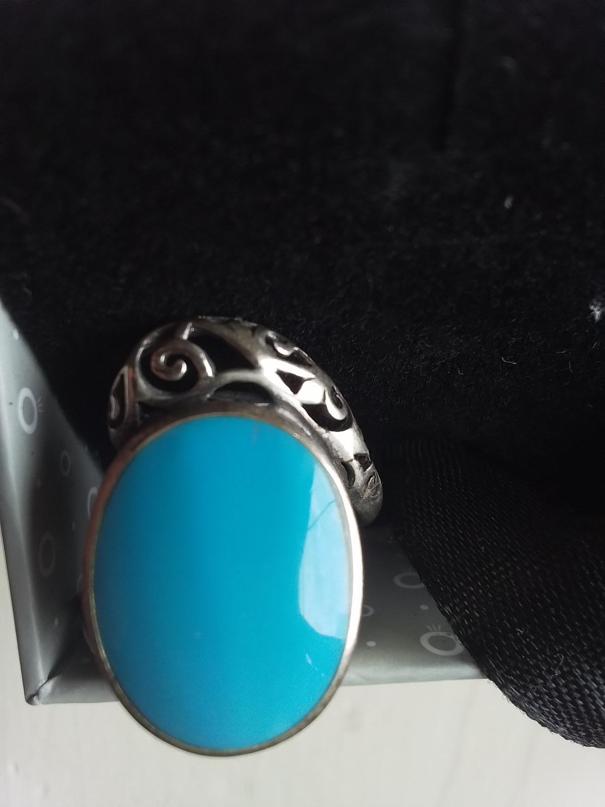 Strieborný prsteň s tyrkysom - Šperky