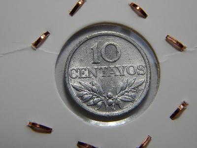 Portugalsko 10 Centavos 1974 XF č00251 