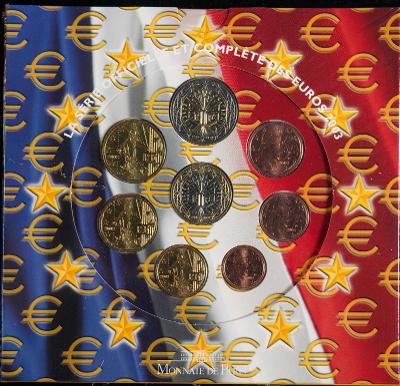 Oficiální sada EUR mincí Francie 2003