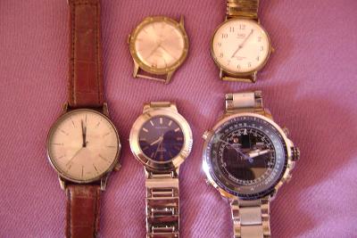 Náramkové hodinky na náhradní díly(5ks)