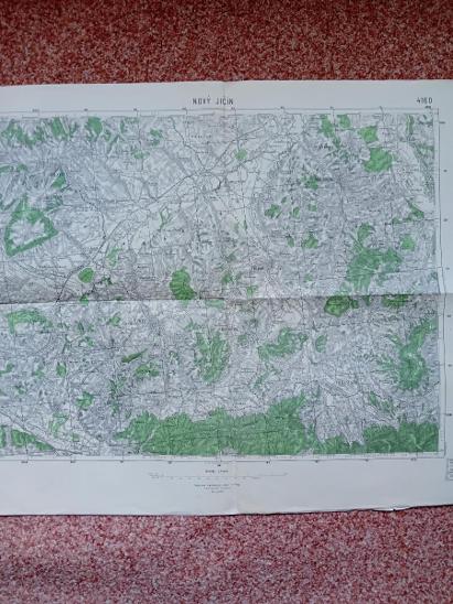 Vojenská mapa Nový Jičín 1938 | Aukro