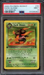 Pokemon Dark Gloom 1st PSA 9 (Team Rocket - rok 2000)