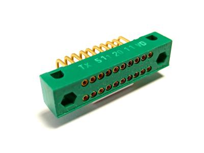 Konektor FRB 20 pinů samice, úhlové vývody do DPS, TX 511 20 11 TESLA