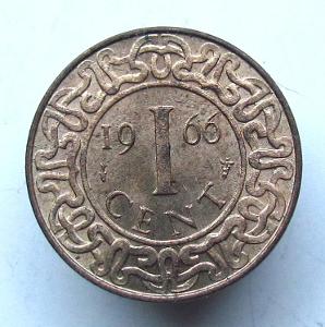 Surinam 1 cent 1966  