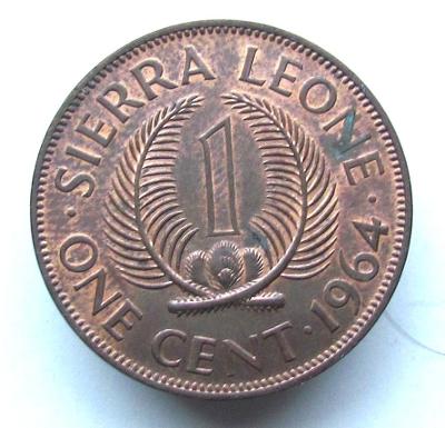 Sierra Leone 1 cent 1964   