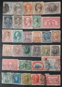 Sbírka poštovnich známek USA.