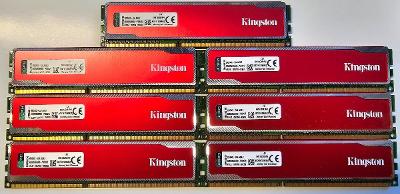 Paměť RAM do PC Kingston HyperX Blu Red 4GB DDR3 1333