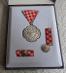 Chorvátsko, republika. Medaila vďačnosti vlasti č: 7074 Rád Striebro - Zberateľstvo