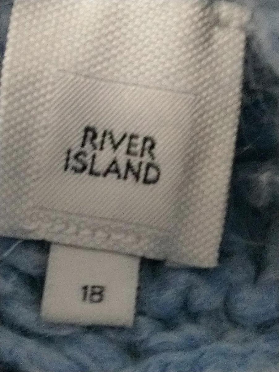 Dámsky modrý pulóver, River Island, XXXL - Dámske oblečenie